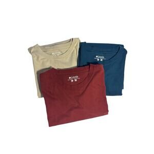 Columbia Sportswear Lot of 3 Men’s 2XL Heavyweight Casual Long Sleeve Shirts-NWT